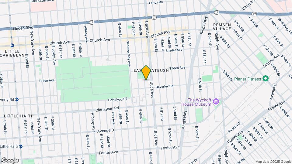 609 E 49th St Map and Location Details