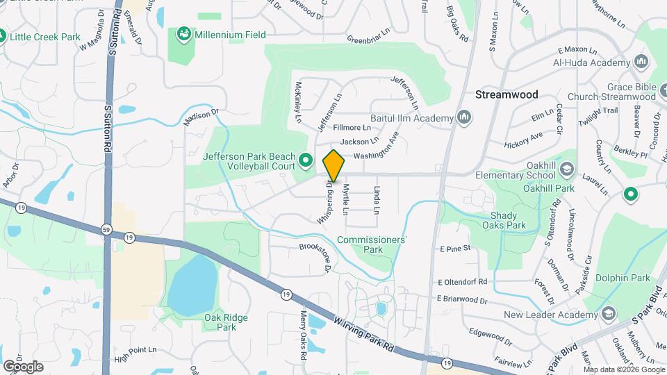 15 Whispering Dr Map and Location Details