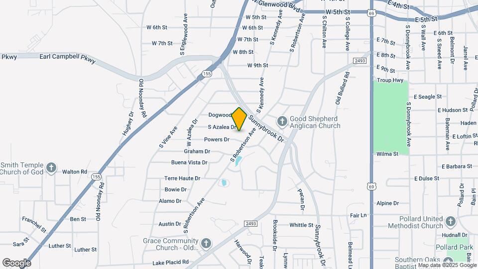 1028 S Azalea Dr Map and Location Details