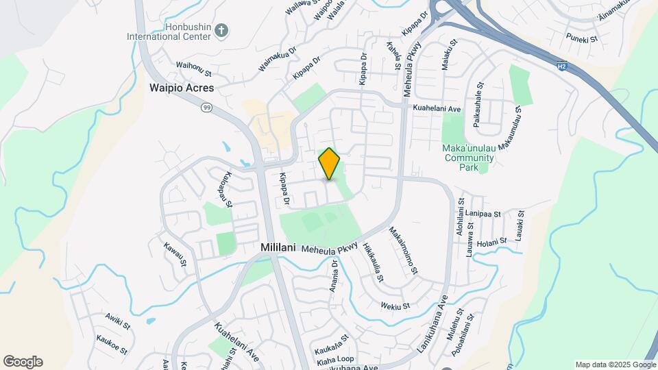Mililani Garden Homes Map and Location Details