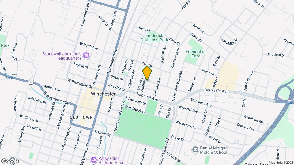 313 Virginia Ave Mapa y Detalles de la Ubicación