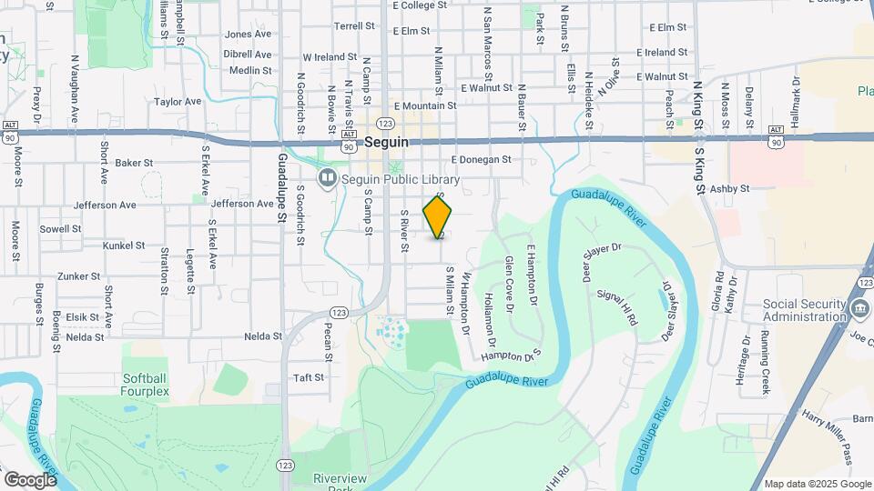 618 S Milam St Map and Location Details