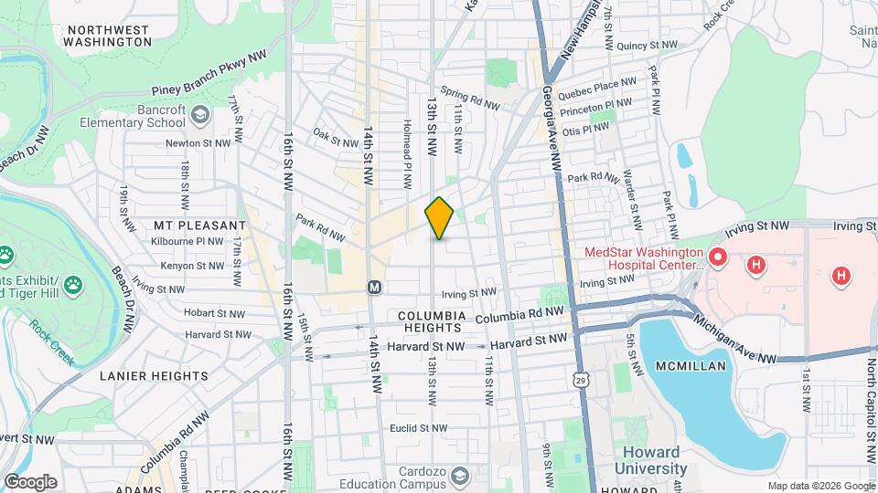 3223 13th St NW Map and Location Details