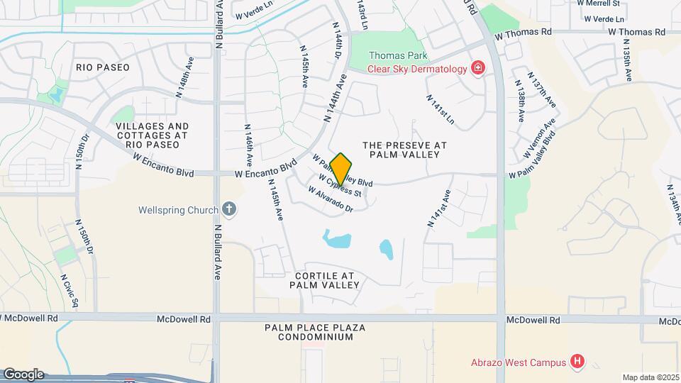 14333 W Cypress St Map and Location Details