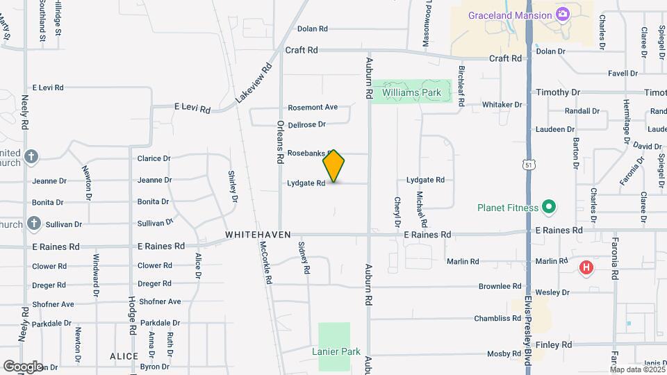 799 Lydgate Rd Map and Location Details