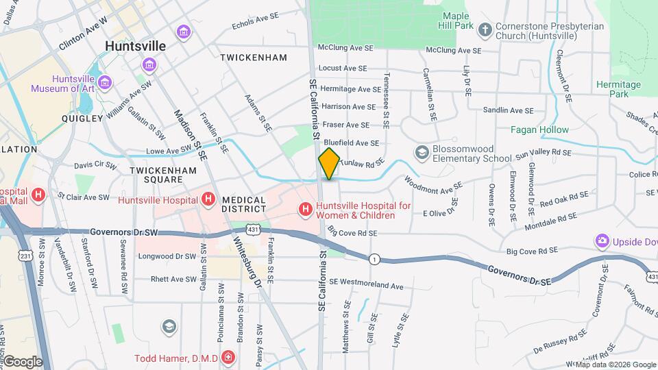 1002 Lowell Dr SE Map and Location Details