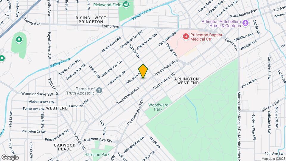 1228 Tuscaloosa Avenue, S.W. Mapa y Detalles de la Ubicación