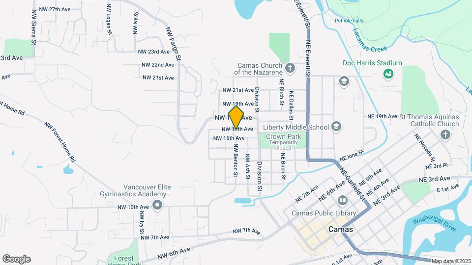1624 NW Benton St Map and Location Details