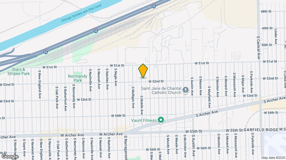 5155 S Mobile Ave Map and Location Details