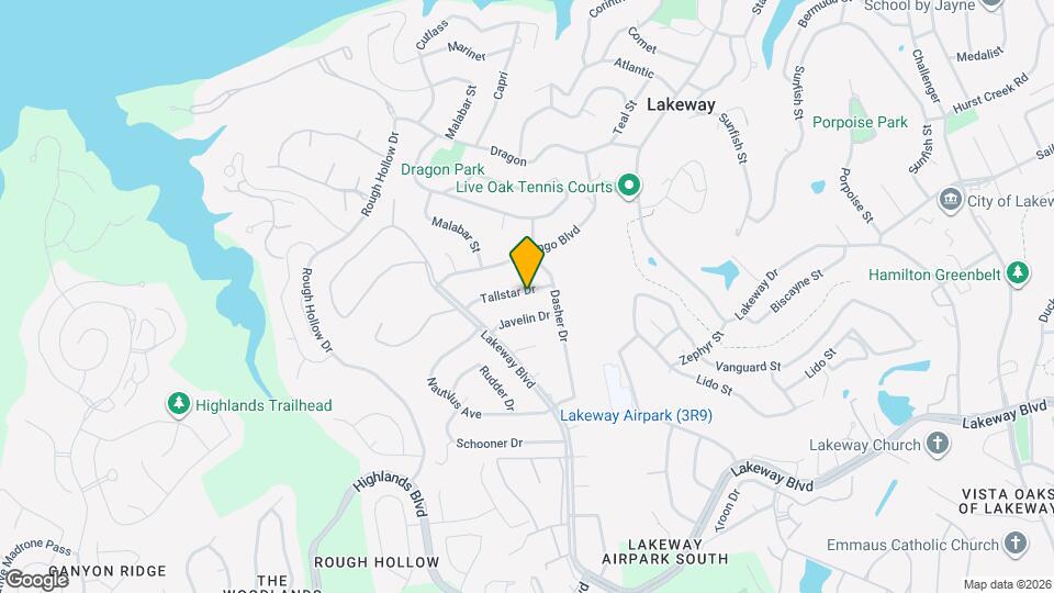 116 Tallstar Dr Map and Location Details