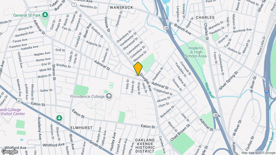 417 Admiral St Map and Location Details