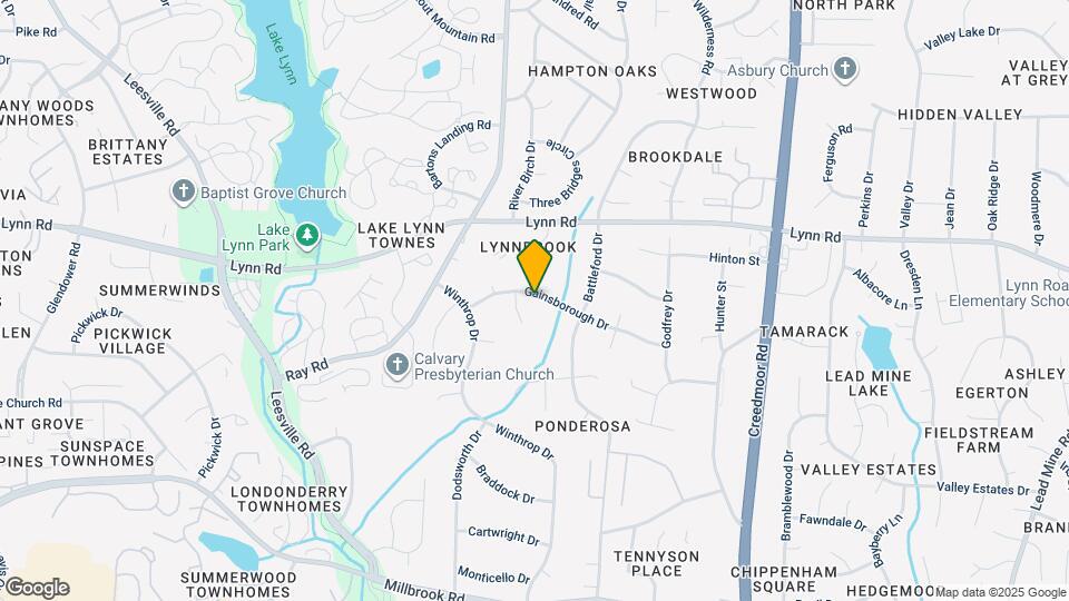 6321 Gainsborough Dr, Unit 617 Map and Location Details