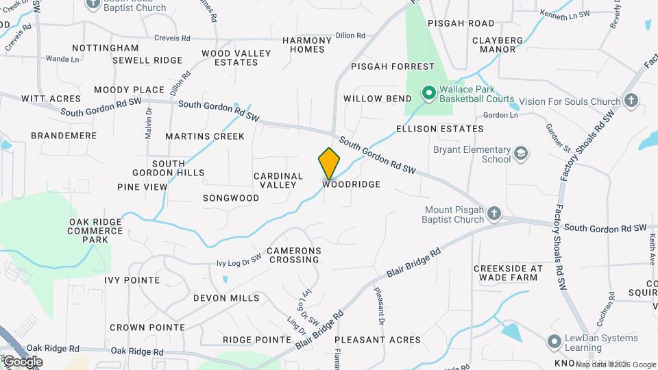 6611 Crossing Creek Point Mapa y Detalles de la Ubicación