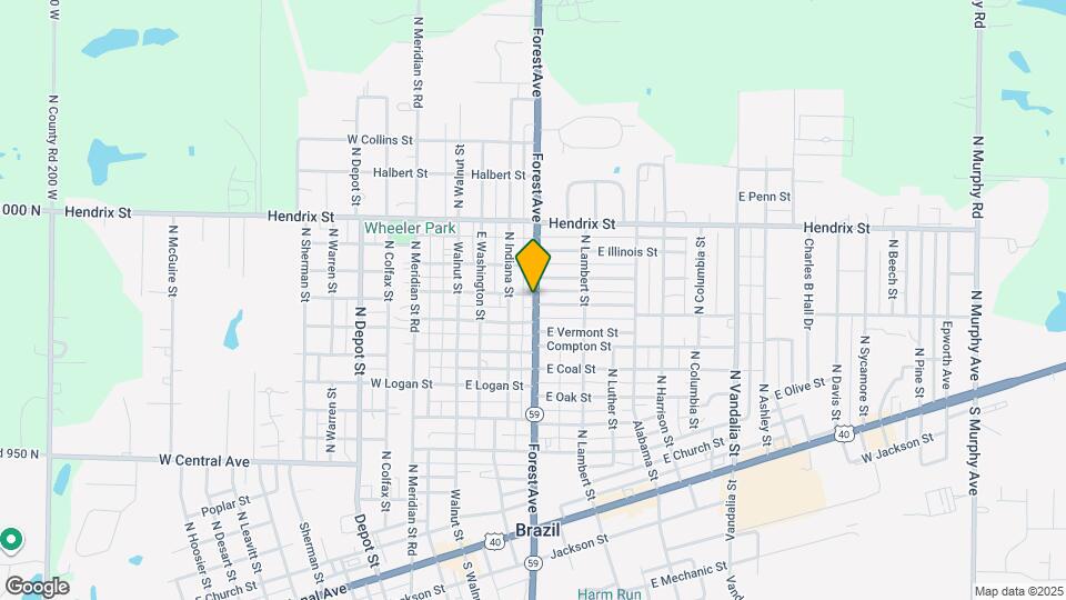 714 N Forest Ave Map and Location Details