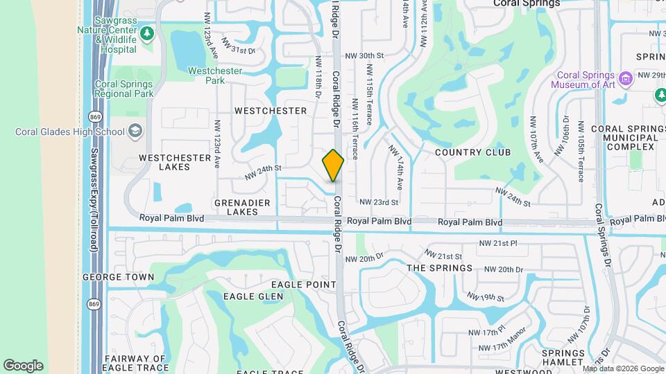 2403 NW 118th Terrace Map and Location Details
