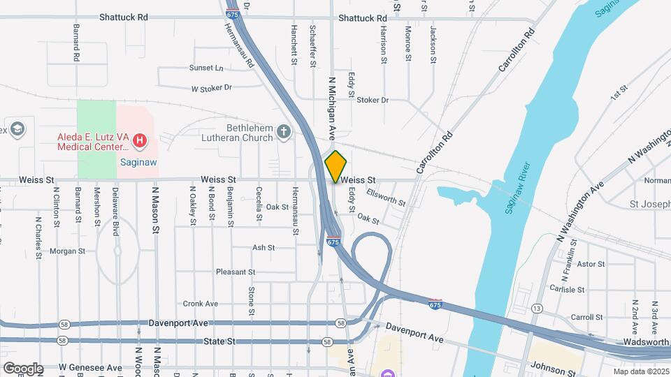 2634 N Michigan Ave Map and Location Details