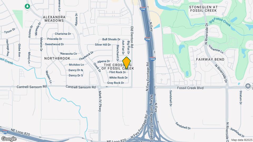 2825 Flint Rock Dr Mapa y Detalles de la Ubicación