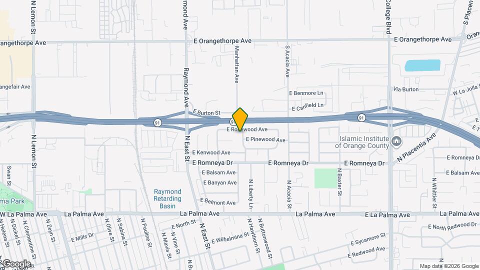 1307 N Maplewood St Map and Location Details