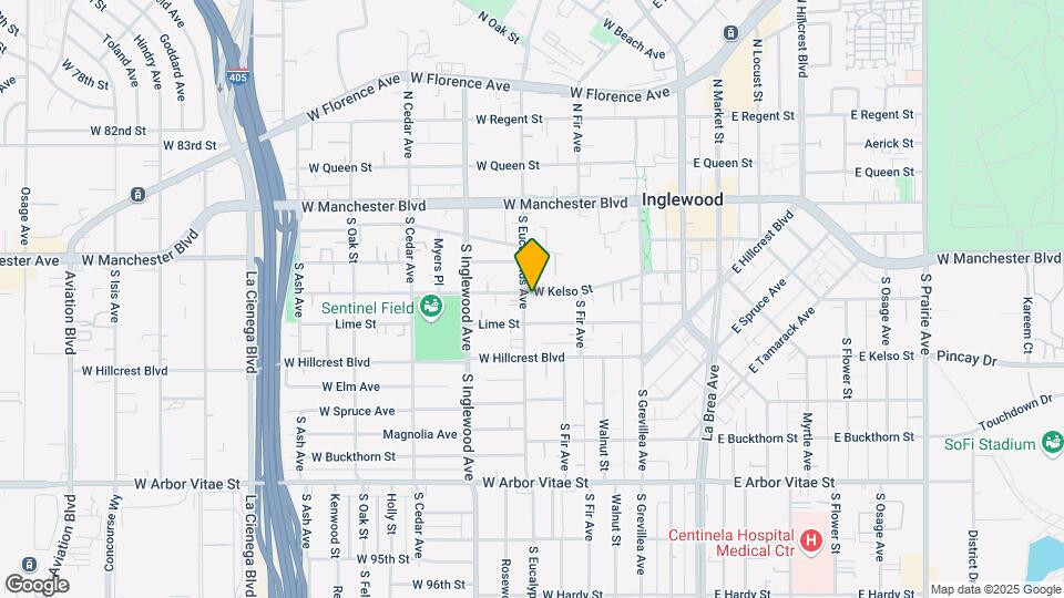 242 W Kelso St Mapa y Detalles de la Ubicación