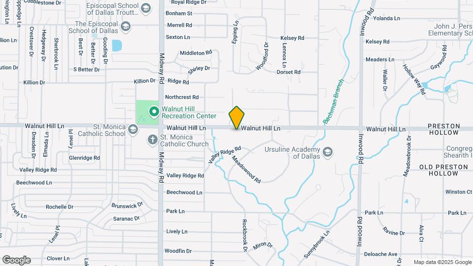 4522 Walnut Hill Ln Map and Location Details