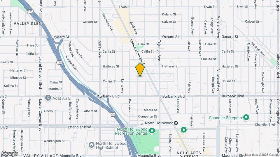 5712 Camellia Ave Map and Location Details