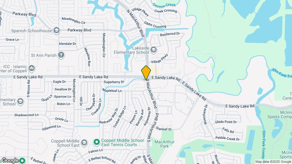 105 S MacArthur Blvd Map and Location Details