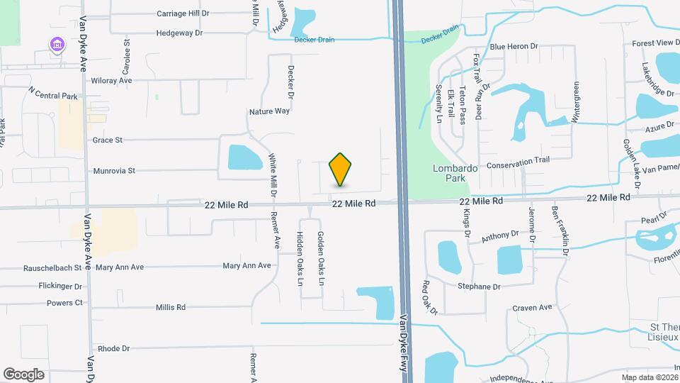 11337 N Woods Dr Map and Location Details