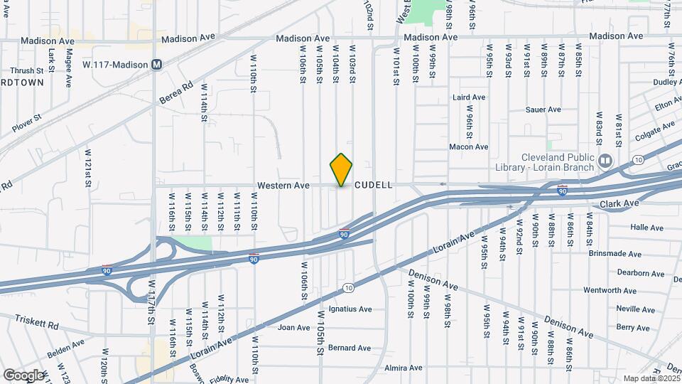 3031 W 104th St Map and Location Details