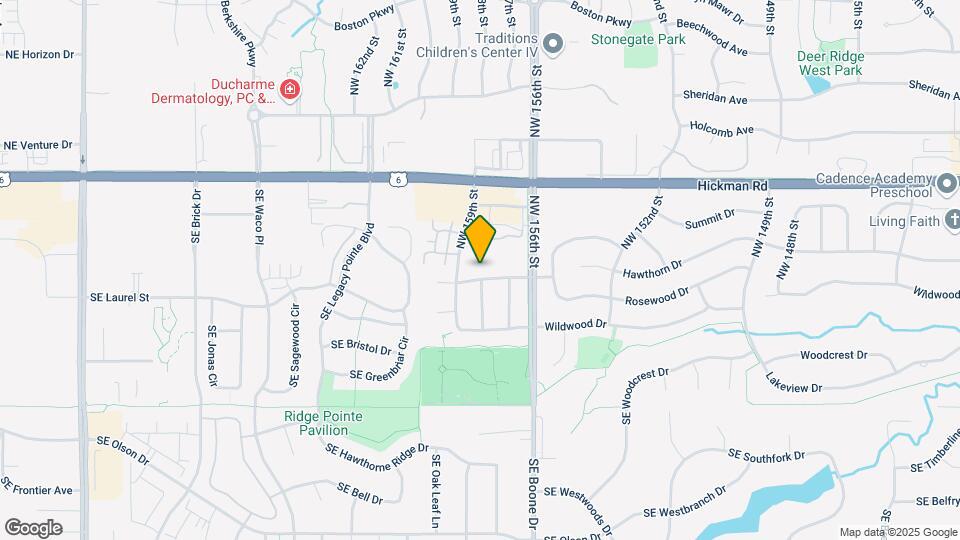15803 Hawthorn Dr Map and Location Details