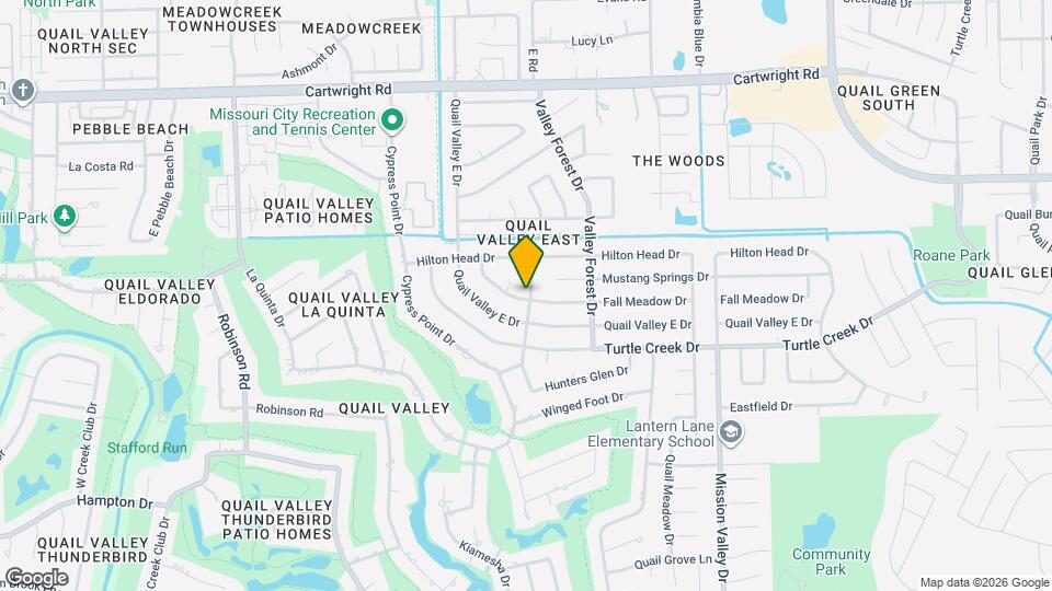 2922 Hunters Glen Dr Map and Location Details