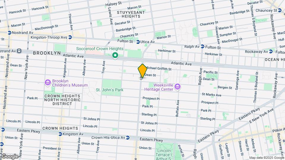 1599 Bergen St Map and Location Details