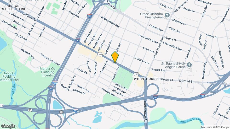 2821 S Broad St, Unit #2 floor unit Map and Location Details