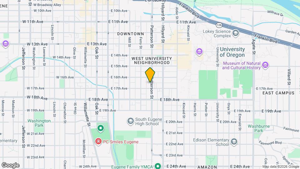 1670 Patterson St Map and Location Details