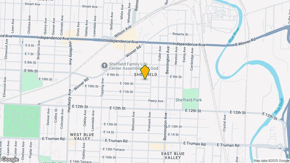 6238 E 10th St Map and Location Details