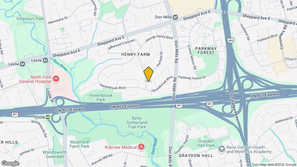 7 Shaughnessy Blvd Map and Location Details