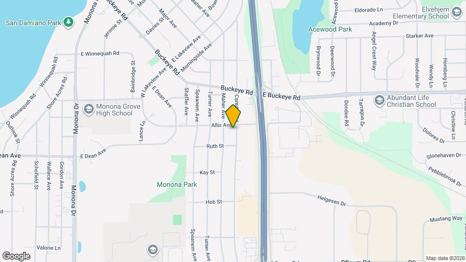 4805 Camden Rd Map and Location Details