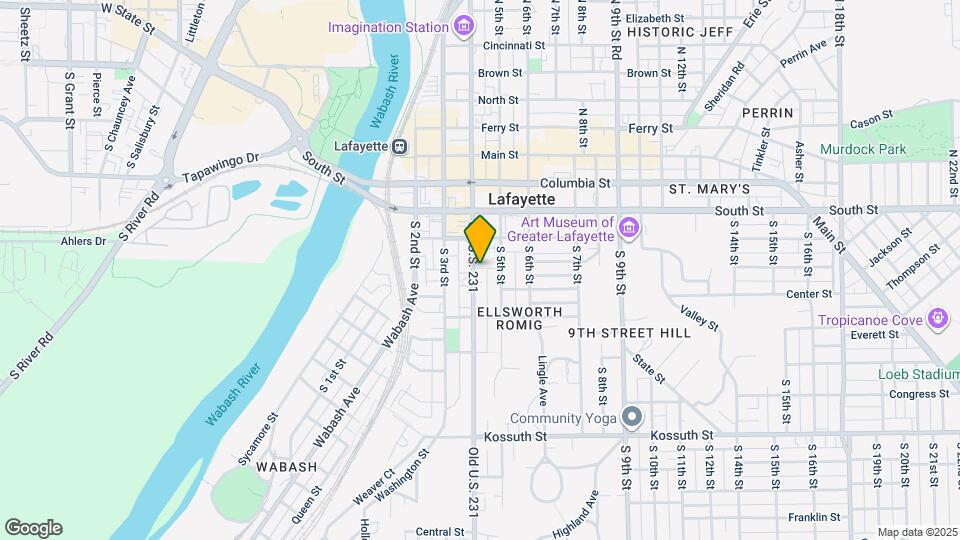 201 S 4th St Map and Location Details