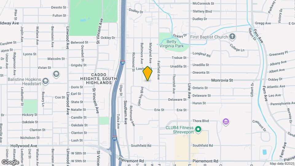 4156 Maryland Ave Map and Location Details