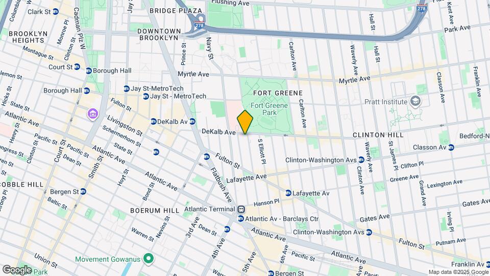 10 Fort Greene Pl Map and Location Details