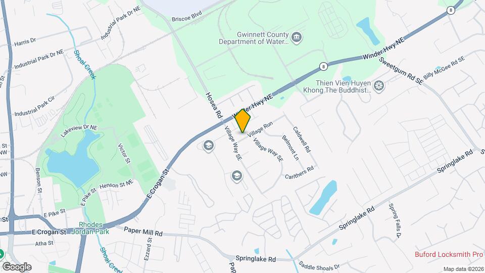 444 Village Bluff Dr Map and Location Details