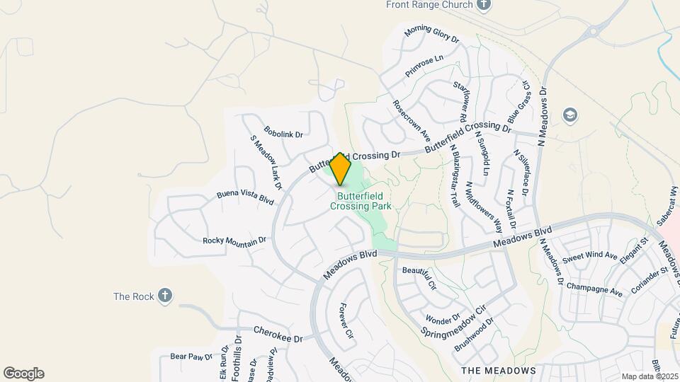 5800 S Rock Creek Dr Map and Location Details
