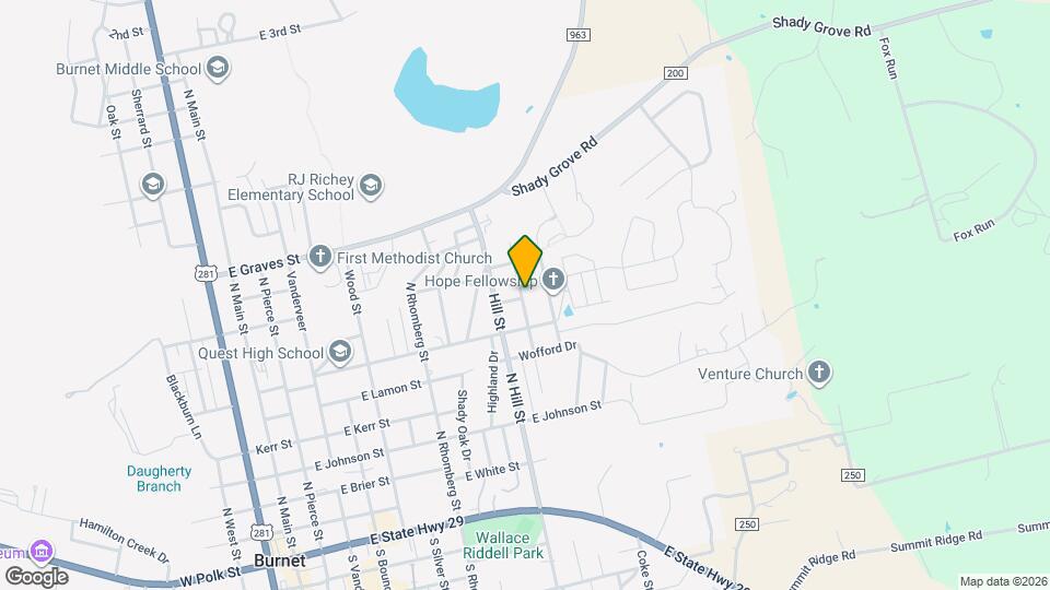 801 Mildred Ave Map and Location Details