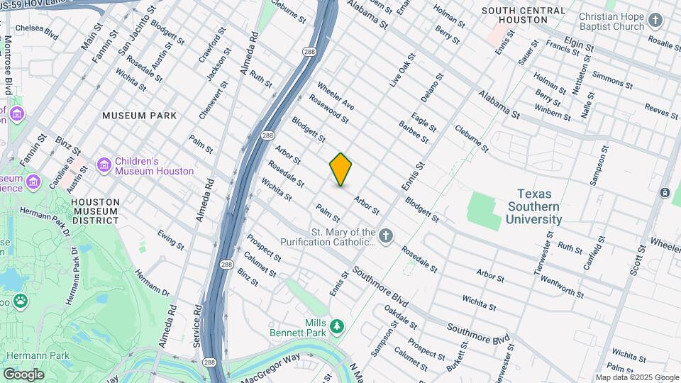 2624 Arbor St Map and Location Details