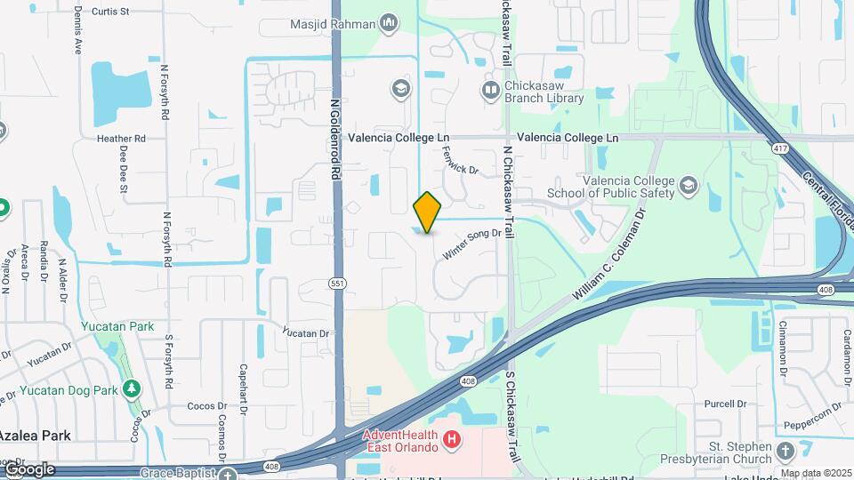 430 Red Coat Ln Map and Location Details