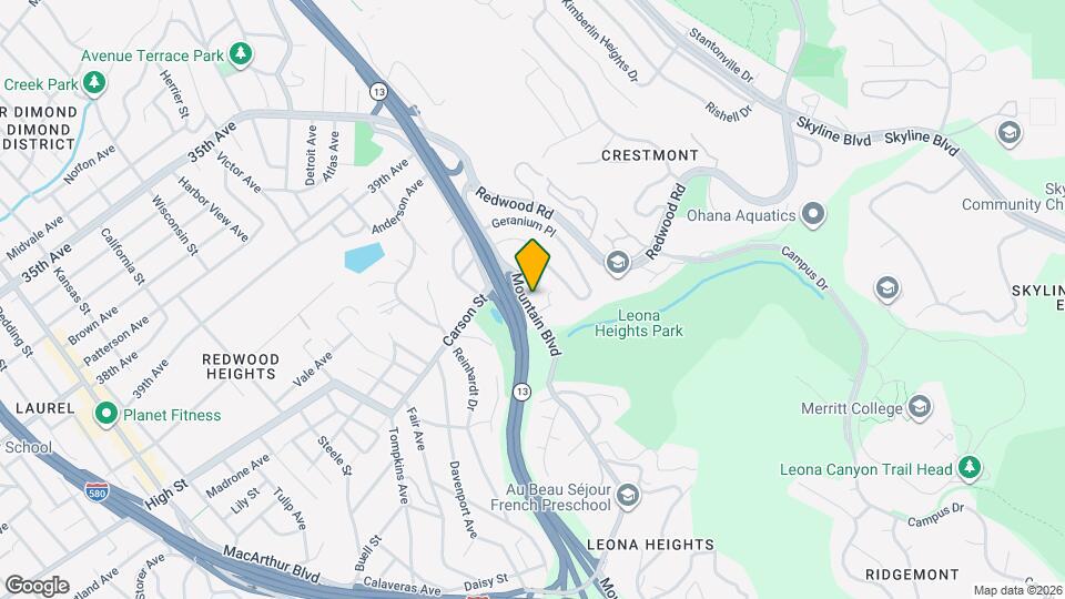 4600 Stauffer Pl Map and Location Details