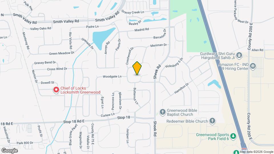 1049 Springwater Cir Map and Location Details