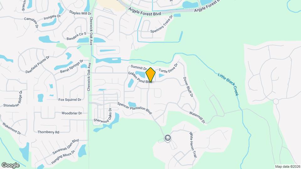 2965 Golden Pond Blvd Mapa y Detalles de la Ubicación
