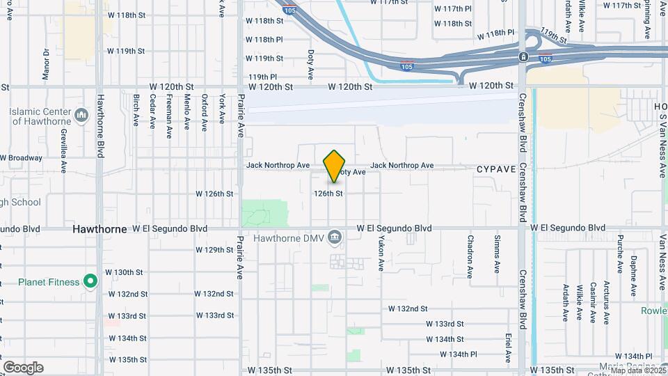 12526 Fonthill Ave Map and Location Details