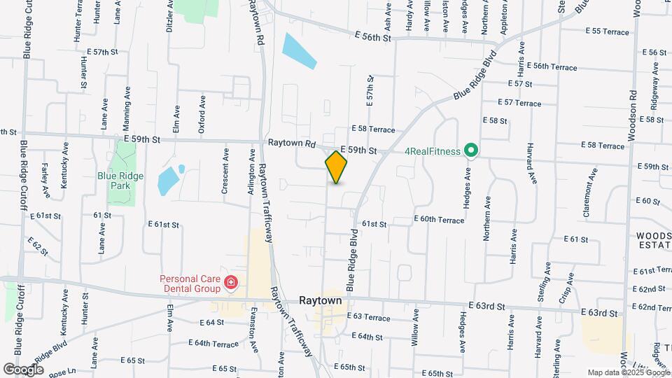 5947 Raytown Rd Map and Location Details