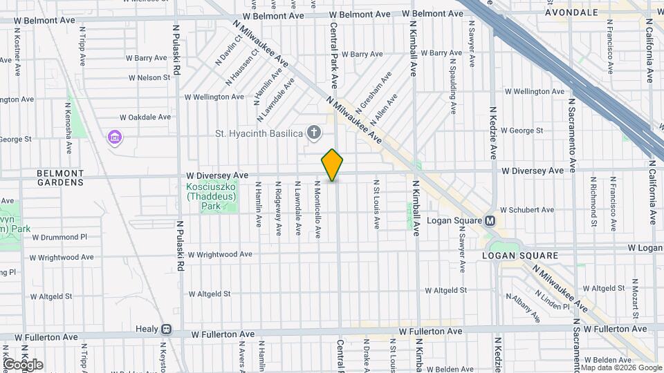 2738 N Central Park Ave, Unit G08C Mapa y Detalles de la Ubicación